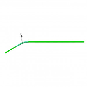 Antirasucitor Feeder Verde-Fluo 20cm Konger cu Vartej si Agrafa Rapida
