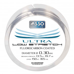 Fir Asso Ultra Low Stretch 0.22mm 8.90kg 150m Smoke - Img 2