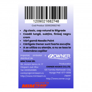 Jig Owner Amaz Nelestat 16827 JIG-827 Bend 90° Fine Wire 10buc