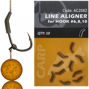 Line Aligner Orange 1cm pentru Carlige No.6,8,10 10buc - Img 2