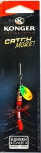 Lingura Rotativa Konger Devil Champion No.0 2.5gr 09 Firetiger