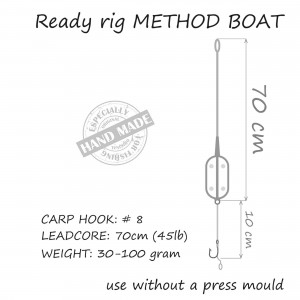 Montura Crap Orange Method Boat 40gr 1 carlig Nr.4 - Img 5