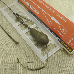 Montura Orange Crap cu plumb 71gr Long Cast Helicopter 1 carlig No.4 - Img 2