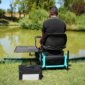 Scaun Rotativ Rive Black Aqua pentru Scaun Modular - Img 3