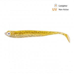 Shad Zeck ZANDER Gummi 12cm Goldglitter 3buc