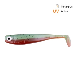Shad Zeck ZANDER Gummi 9cm Törtelgrün 3buc
