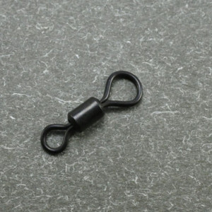 Vartej Rolling Orange No.7 Swivels Big Eye Negru Mat Ochet Mare 10buc - Img 2