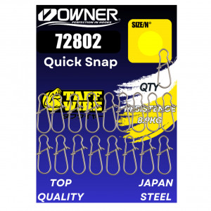Agrafa Owner Amaz 72802 No.0 9.6kg Quick Snap 18buc