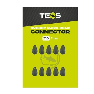 Conector Teos Rubber Quick Beads 10buc/pac