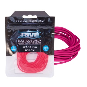 Elastic Rive Creux - 3.00mm x 3m Roz