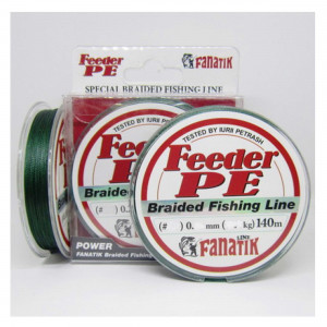 Fir Fanatik Feeder PE Braided 0.10mm 4.50kg 140m Green - Img 2