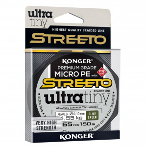 Fir Textil Konger Streeto Ultra Tiny 0.08mm 3.95kg 150m Olive Green - Img 2