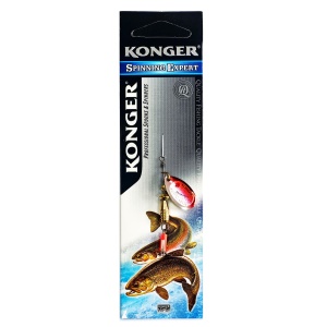 Lingura Rotativa Konger Palia No.1 3.5gr H004 Holo Red