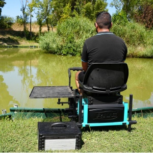 Scaun Rotativ Rive Black Aqua pentru Scaun Modular - Img 4
