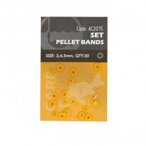 Set Orange Pellet Bands no.3,4,5 30buc - Img 1