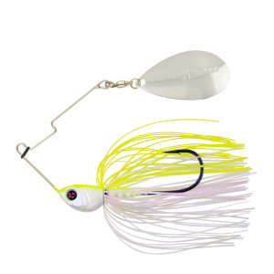 Spinnerbait Sakura Cajun 7g White Chartreuse