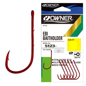 Carlig Owner 5123-073 No.4 Rosu Ebi Baitholder Hook