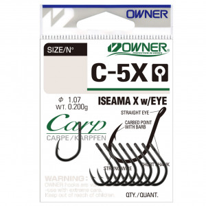 Carlig Owner C-5X No.6 Carp Iseama X With Eye - Img 3