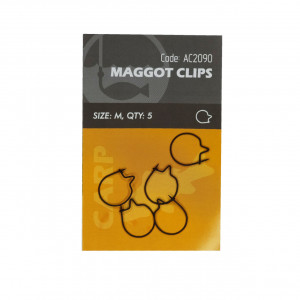 Clip Viermi Orange size M 1.2cm Maggot Clips 5buc