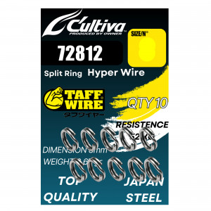 Inele Despicate Otel Cultiva Amaz 72812 Splitring Hyper Wire 10buc - Img 2