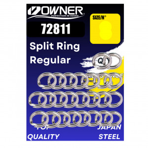 Inele Despicate Owner Amaz 72811 No.1 10kg Split Ring Regular 25buc