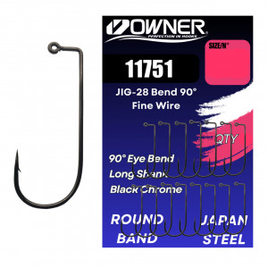 Jig Owner Amaz Jig-28 11751 No.4/0 Bend 90° Fine Wire 13buc