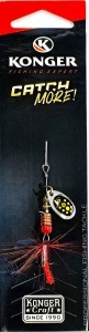 Lingura Rotativa Konger Devil Champion No.0 2.5gr 02 Yellow Dots