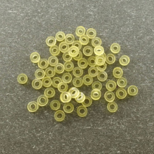 Orange Pellet Bands 3mm 30buc - Img 2