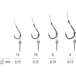 Rig Method Feeder pe Spin Kamatsu Chinu Fir Textil 10cm 5buc - Img 2