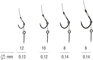 Rig Method Feeder pe Spin Kamatsu Iseama Fir Textil 5buc - Img 2