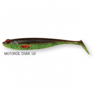 Shad DAM Effzett Shadster Slim 6.5cm 2.3gr Motoroil Chartreuse UV