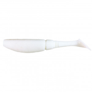 Shad Sakura Slit Shad Evo 100mm 006 Glow White 5buc