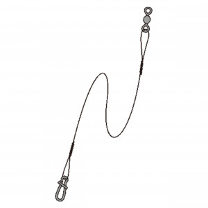 Struna Titan Owner No.3 13.6kg 50cm Pro Wire Rig 50QS 3buc/pac - Img 3