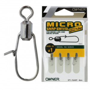 Vartej Agrafa Owner 52809 No.1 7kg Micro Snap Swivel