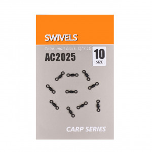 Vartej Orange No.7 Swivels Negru Mat 10buc