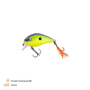 Vobler Zeck Danny 4.5cm 5.5gr Purple Chartreuse BA