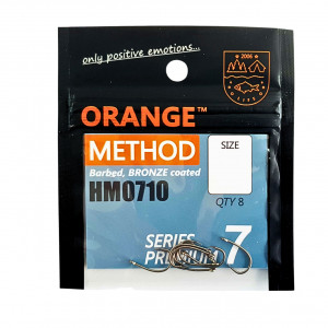 Carlig Orange no.6 Method Bronze Coated Series 7 8buc - Img 2