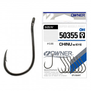 Carlig Owner 50355 No.3/0 Chinu With Eye - Img 1
