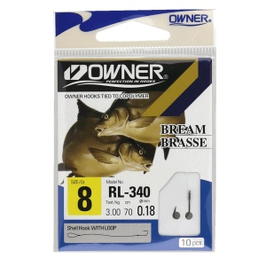 Carlige Legate Owner RL-340 No.12 70cm 0,12mm - Img 3