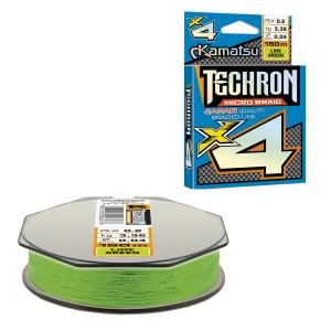 Fir Textil Kamatsu Techron Micro Braid X4 150m Lime Green