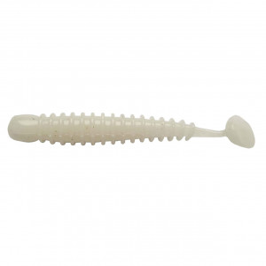 Grub Rock'N Bait Cultiva RB-2 18 White Ring Kick Tail