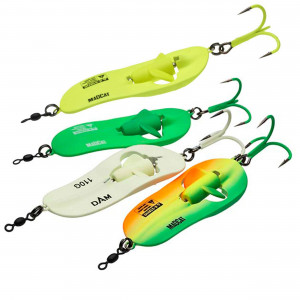 Madcat A-Static Rattlin Spoons 110gr Fluo Yellow UV - Img 2