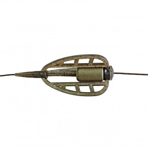 Montura Orange cu Momitor Triangular 40gr si 2 carlige Carp Super Method No.4
