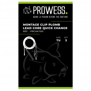 Montura Prowess Clip Plumb Leadcore Agrafa Quick Change 2 buc - Img 2