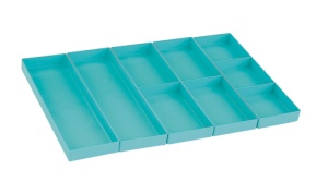 Organizator Sertar Modular Rive 30mm Aqua