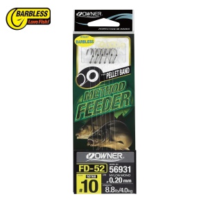 Rig Feeder Owner 56931 No.12 0.20 FD-52 Pellet Band Barbless - Img 4