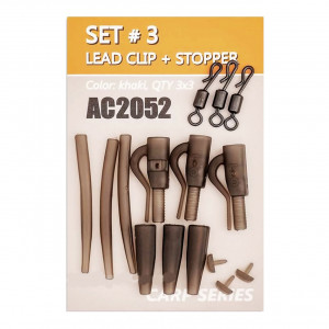 Set Orange pentru Safe Clip Rig 3x3buc