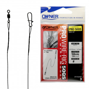 Struna Titan Owner No.1 6.8kg 50cm Pro Wire Rig 50QS 3buc/pac - Img 1