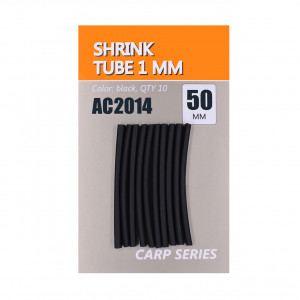 Tub Termoretractabil Orange Shrink Tube Negru 1mm 5cm 10buc