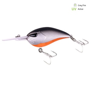 Vobler Zeck Cat Crank 7.5cm 31gr Grey Fire